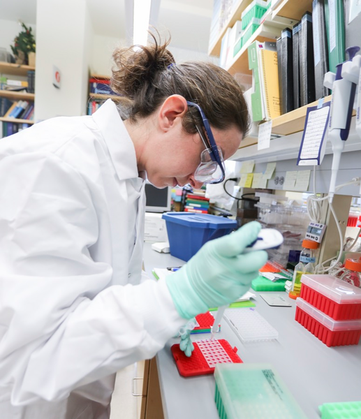 Researcher in a laboratory
